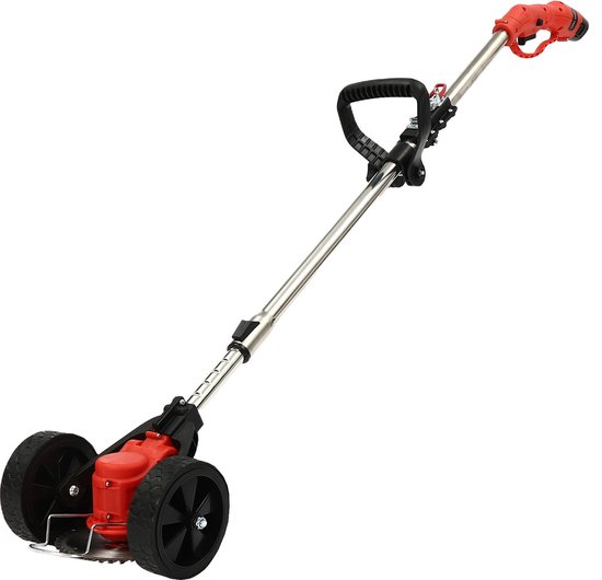 Accu Grasmaaier - Elektrische grasmaaier - Draadloze Grastrimmer - Hoogte Verstelbare - Accu Aangedreven - 200W - 8 Messen van Merkloos	