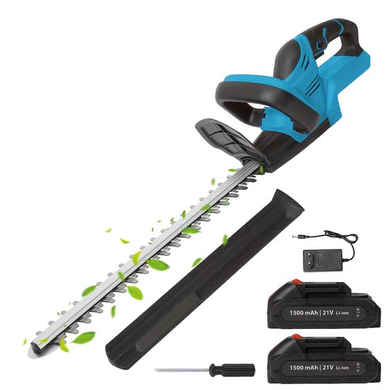 Accu Heggenschaar – Elektrische Heggenschaar – Snoerloos Tuingereedschap – Dubbele Messen – 22-Inch Zaagblad – Tot 3/5 Inch Takdikte – Compatibel Met 18V Batterijen van Merkloos	
