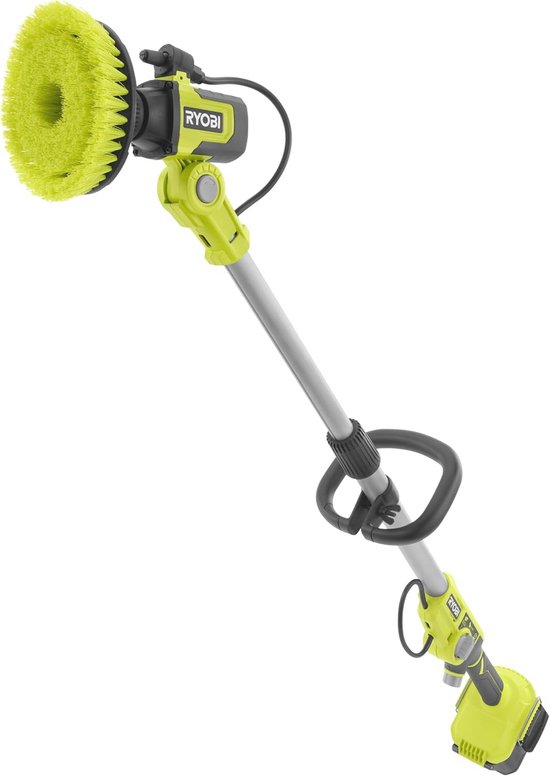 Accu-natte reinigingsborstel 18V met telescopische steel en roterende borstelkop van Kärcher