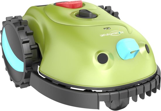 Accu robotmaaier - Zelfmaaiende grasmaaier - Gazon onderhoud - Inclusief accu lader - 34 cm maaibreedte - Zwart