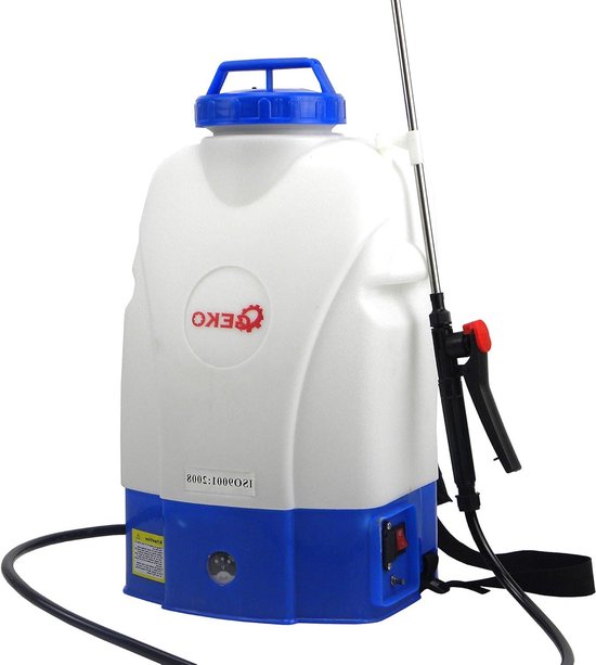 Accu rugsproeier - Drukspuit rugzak - Planten beschermen - Elektrische pomp - 20 liter tank - Groen