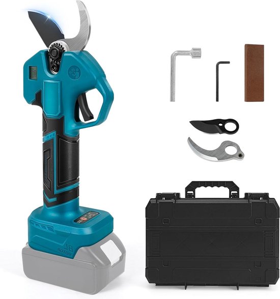 Accu-snoeischaar met borstelloze motor, 500 W, opening 50 mm, max. 35 mm snijdiameter - accuboomschaar met reservemes - snoeien van bomen van Powerplus