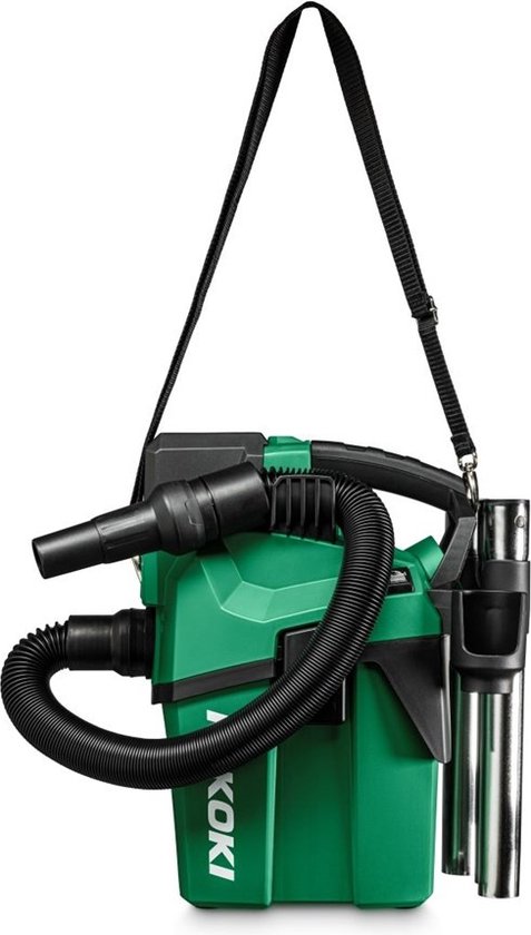 ACCU STOFZUIGER NAT DROOG 18V - 80W/35W - Hepa filter - Luchtvermogen 2100L/min - Onderdruk 120mbar - volume vloeistof 3,5L - volume stof 5,1L - MV - EXCLUSIVE (= zonder accu"s en lader) - incl. STANGENSET
