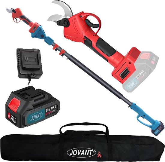 Accu Takkenzaag met Stang - Snoerloze Elektrische Heggenschaar voor Hoge Takken tot 3 Meter van Merkloos	