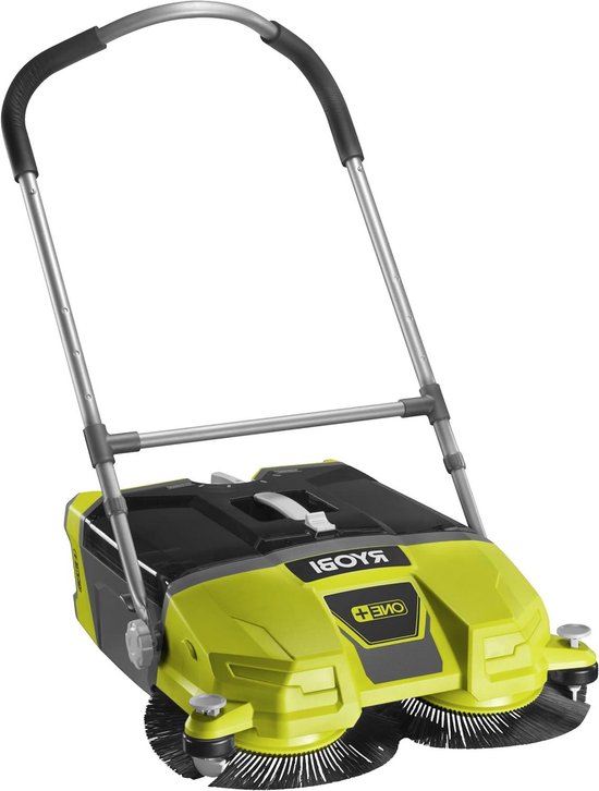 Accu Veegmachine - Zelfaandrijvende veger - Werkplaats reinigen - Snelheid instelbaar - 53 cm breed - Groen