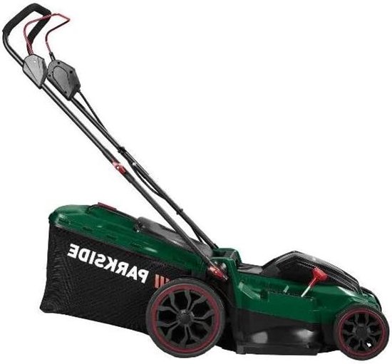 Accugrasmaaier - Draadloze grasmaaier - Gazononderhoud - Borstelloze motor - 40 cm snijbreedte - Groen