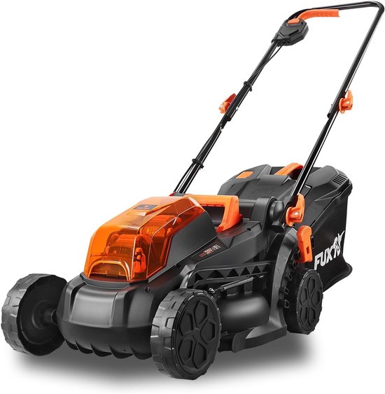Accugrasmaaier - Elektrische maaier - Gazononderhoud - Draadloze vrijheid - 33 cm maaibreedte - Zwart