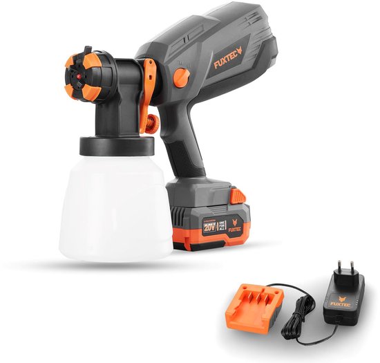 Accuspuitpistool - FUXTEC FX-E1CSP20 - 20V 1L - Set met 4Ah accu en 1A lader