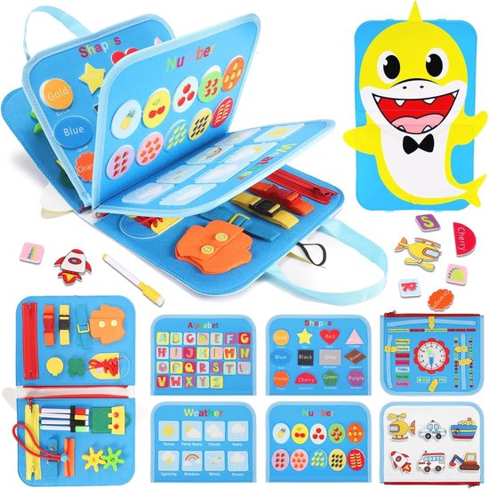 Activiteitenbord 8-in-1 voor Peuters - Sensorisch Montessori Speelgoed van 1 t/m 5 Jaar van ACT