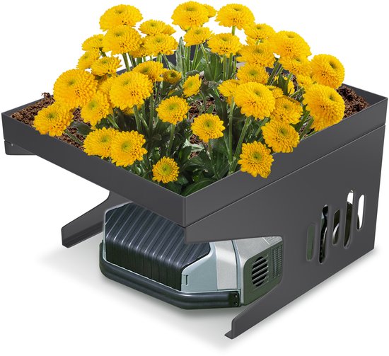 ACXIN Robotmaaier Garage - Metalen UV‑ & Stofdichte Bescherming - 70x60x42,5 cm van Merkloos	