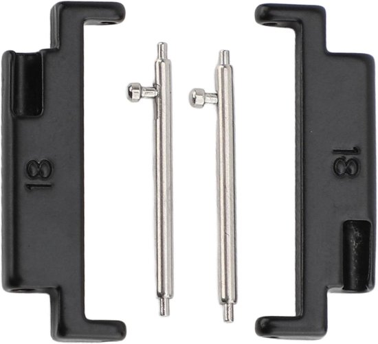 Adapter for Stainless Steel Clock Durable Steel Set of Original 18-22mm Band Replacement for Watches Lovers (1 Pair) van Pozliv.