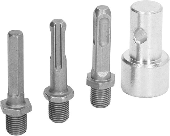Adapter voor Boor met 1 tot 3 Drilling, Ronde Carbon Stalen Boorkop voor Tuin en Waterputten, Tuingereedschap Verbindingselement