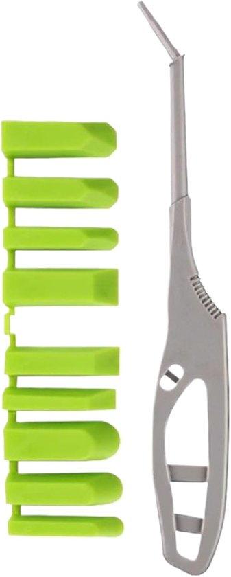 Afdichtingsgereedschap - Voegenschraper kit - Naden gladmaken - 9 verwisselbare koppen - 7.5 cm gebruikslengte - Grijs