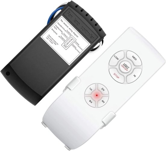 Afstandsbedieningsset voor Plafondventilatoren - Slimme Universele Afstandsbediening - Voor Hunter - Ventilator Bediening - Huishoudelijke Accessoires van Merkloos	