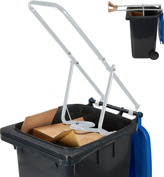 afvalpers kliko - klikopers huisafval - afvalstamper - vuilnispers - staal van KlikoPressed.