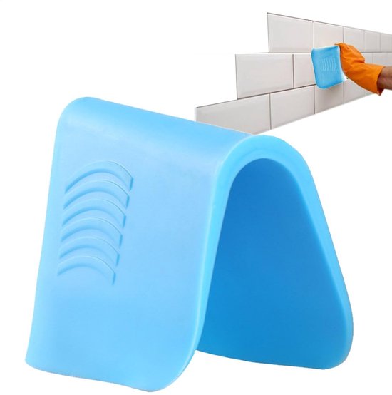 Afwerkingsgereedschap Afdichtingen - Voegenvuller Schraper - Glad Maken Voegen - Ergonomisch Ontwerp - 13.9 x 9.2 x 5.6 cm - Blauw