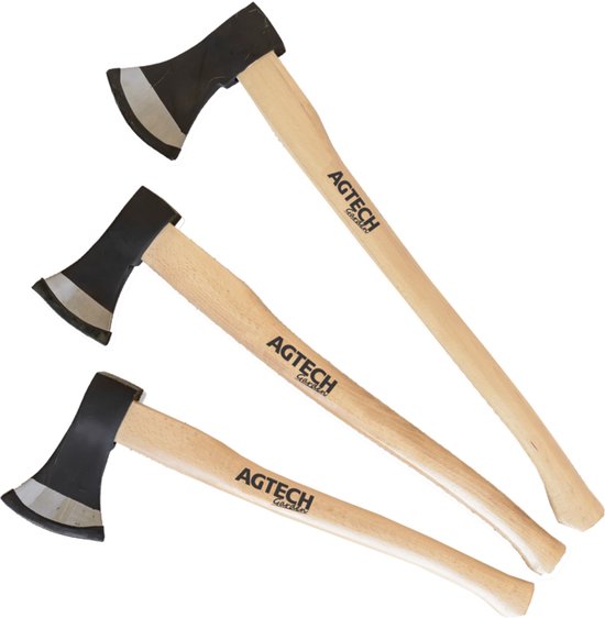 AGTECH Garden - Tuinbijl - 0,8 kg - 360x170mm - Houten Handvat van Merkloos	
