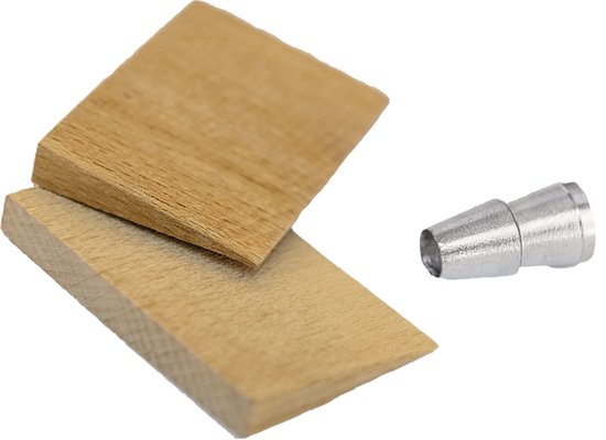 AGTECH Zestaw Naprawczy - Klin do Siekiery - 60x35mm van Merkloos	