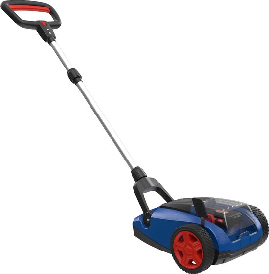 AHD® Grasmaaier Accu - Grasmaaier Elektrisch - Grasmaaier Benzine - Grasmaaier Benzine Zelftrekkend - Blauw/Rood/Zwart - 44cm x 34cm x 116cm