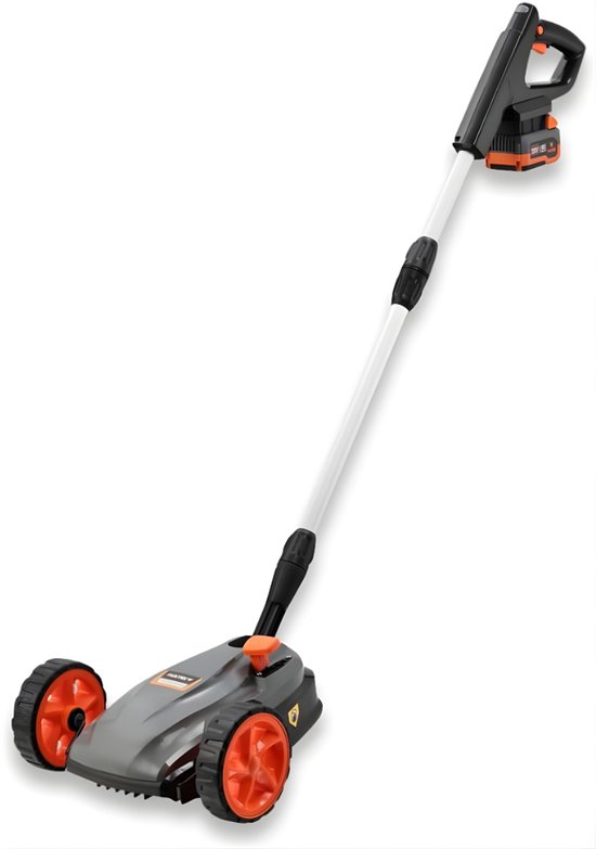 AHD® Grasmaaier Accu - Grasmaaier Elektrisch - Grasmaaier Benzine - Grasmaaier Benzine Zelftrekkend - Grijs/Oranje/Zwart - 55cm x 40cm x 20cm
