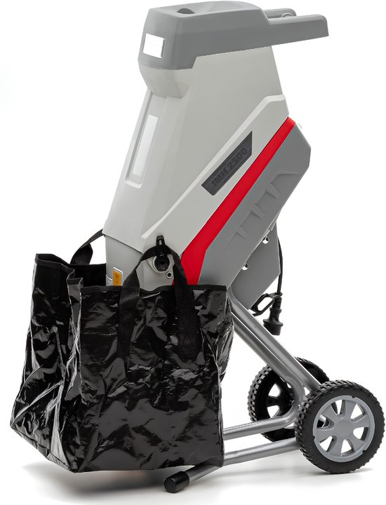 AHD® Hakselaar - Hakselaar Versnipperaar - Hakselaar Electrisch - Grijs/Rood - ‎46cm x 37cm x 91cm