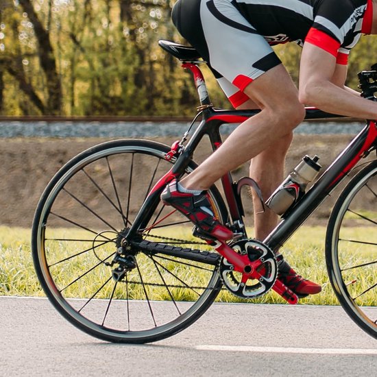 Airbag ontwerp - MTB framebescherming - Lichtgewicht en robuust - Antislip kettingbeschermer voor mountainbike, tourfiets, avonturenfiets van Merkloos	