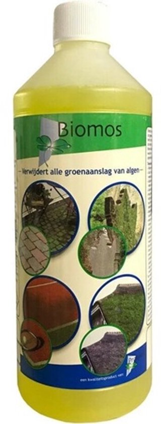 Algverwijderaar voor stenen | stoep Steengoed + Biomos