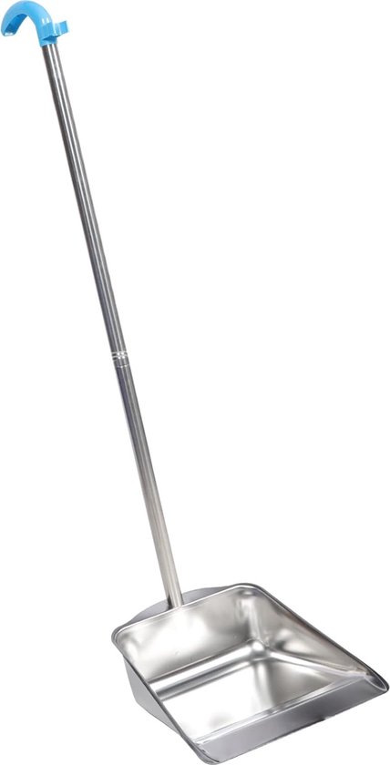 Alipis Dustpan Stainless Steel Long Handle Dustpan with Broom Holder Standing Dustpan Dustpan Set for Indoor Outdoor Home Cleaning Sweeping van Alipis