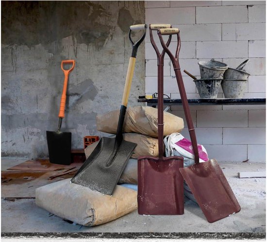 Alle stalen aannemers Taper mond schop - No2 - met MYD handvat van Bulldog