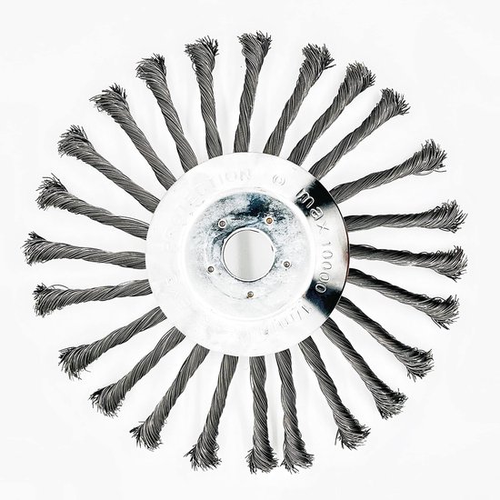 Allecto - 10 inch grastrimmers - grastrimmer hoofd - massief stalen wiel - onkruid scheermesjes - roterende vervanging gereedschap - geschikt voor ... van Merkloos	