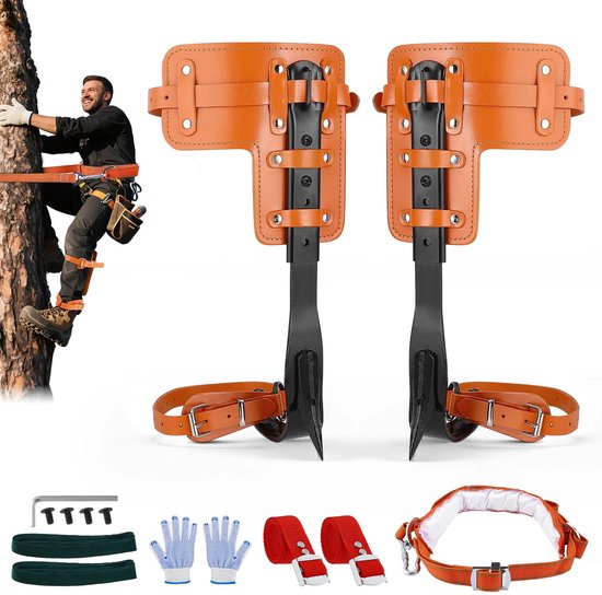 Allecto - Boomklimspikes - Fruitplukken - Snoeien van takken - Camping - Buitenactiviteiten - Boomwerker - Geschikt voor boomwerk - Rood - Campingaccessoires - AliExpress 18. van Merkloos	