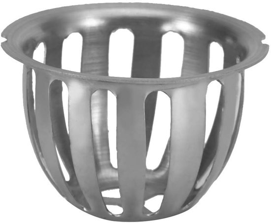 Allecto - Filter Zeef - Afvoerputje - 75 mm - Bladeren en Zaden - Tuin en Balkon - 2 Stuks