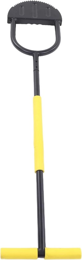 Allecto - Handmatige Gazon Afboorder - Lang Staal - Zaagtand Kantafwerker - RVS Tuingereedschap - T-Handvat - Ideaal voor Strakke Randen - Zilver -... van Merkloos	