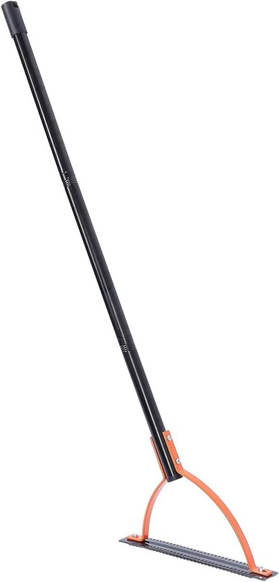 Allecto - Handmatige Onkruidgrassnijder - Gekarteld Dubbelsnijdend Mes - 65 Mangaanstaal - Roestvrijstalen Handvat - Graszweep - Snijdt Gemakkelijk Door Gras en Onkruid in Tuinen, Gazons van Merkloos	