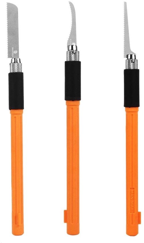Allecto - Hobby Set - Multifunctionele Mini Saw Kit - Lichtgewicht - Craft Blade - DIY Model Tools - Geschikt voor kunststof - Oranje