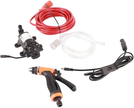 Allecto - Hogedruk Elektrische Autowasmachine - Draagbare Autowasstraat - Compact en mobiel - Veelzijdige toepassing - Sterke waterdruk - Ideaal vo... van Merkloos	