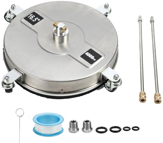 Allecto - Hogedrukreiniger Oppervlaktereiniging - Terrasreiniger - Efficiënte Reiniging - Verlengstangen - Vloerreiniging - Geschikt voor Oprit en ... van Merkloos	