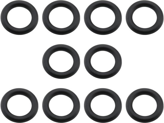 Allecto - Hogedrukreiniger Slangafdichtingen - O-Ringen - Rubber - Zwart - Perfect voor Triggerpistool