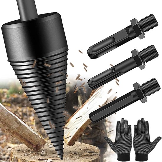 Allecto - Houtklover Boor - Elektrische Houtklover - 42mm - Vierkant/Rond/Hex - Boorhandvaten - Houtklover - Hout Zagen - Geschikt voor Boren - Groen van Merkloos	