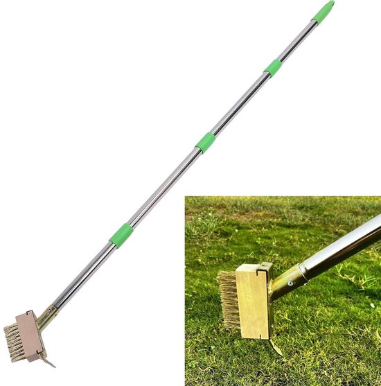 Allecto - Onkruidbestrijdingsgereedschap - Handmatige onkruidverwijderaar - Hoogwaardige efficiëntie - Lange steel - Voor bestrating en patio - Inc... van Merkloos	