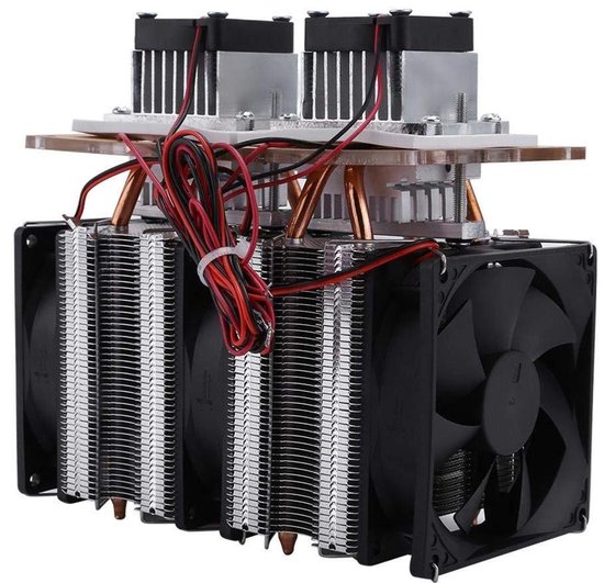 - "Allecto plus - DIY Semiconductor Heatsink 144W 12V, Koelsysteem, Mini Airconditioning Fridge Kit" van Allecto plus