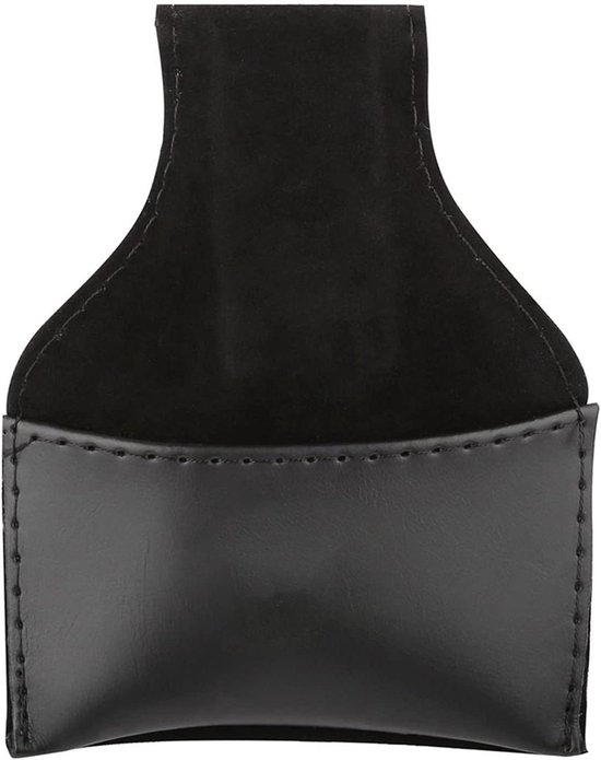 Allecto plus - Draagbare krijthouder voor snooker, pool en biljart - PU materiaal - Zwart - Praktisch accessoire voor snookerzwembad van Allecto Plus