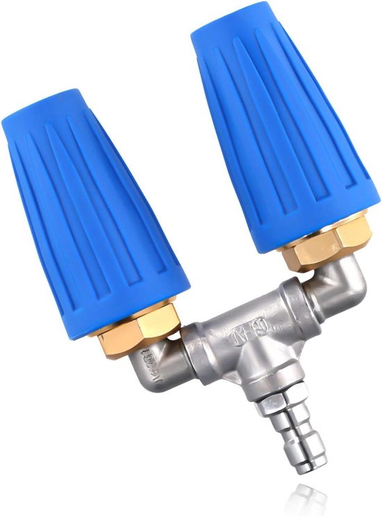 Allecto Plus - Dubbele Roterende Hogedrukreiniger Met 1/4" Snelkoppeling, 4000PSI - 4-6 GPM - Voor Tuin, Auto, Beton, Baksteen, Vinyloppervlak van Allecto Plus