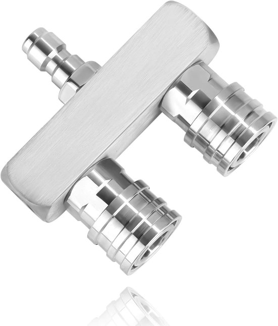 Allecto Plus - Hogedrukreiniger accessoire 2-in-1: Hogedruksproeier tip met 064cm Snelkoppeling - 4000PSI - Tuin, Beton, Auto, Vinyl - Dubbele Hogedrukreiniger tip van Allecto Plus