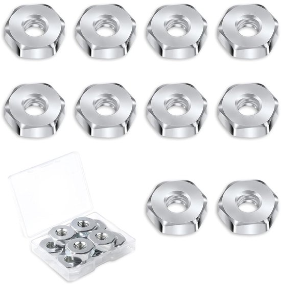 Allecto Plus - Kettingzaag accessoires met 10 moeren voor zaagblad | Vervangende Staafmoeren voor diverse modellen | Geschikt voor MS170, MS180, MS200, en meer van Allecto Plus
