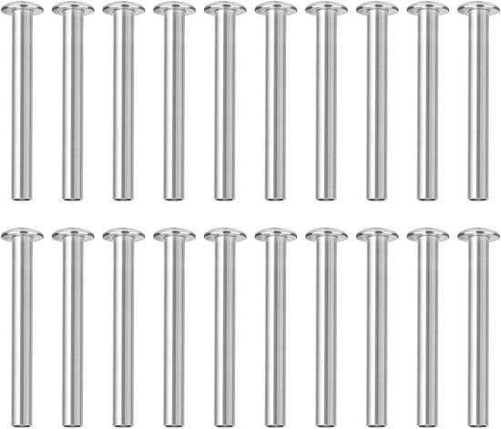 Allecto plus - Metalen Klinknagels 20 stuks, Tuingereedschap Accessoires voor Tuinschoppen, Hakken en Vorken van Merkloos	