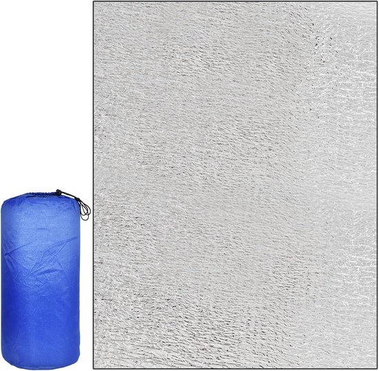 Allecto Plus - Opvouwbare aluminium slaapmat 150 x 200cm voor kamperen - isolatiemat - ultralicht van Allecto