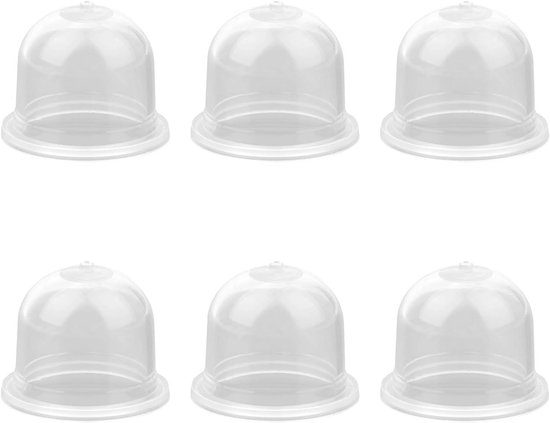 Allecto Plus - Primer Lamp Vervangingen voor Brandstof Carburateur Pomp - Set van 6 - Geschikt voor Blower en Trimmer Gas Cutter - Duurzaam en Betrouwbaar - Eenvoudige Vervanging van Allecto Plus