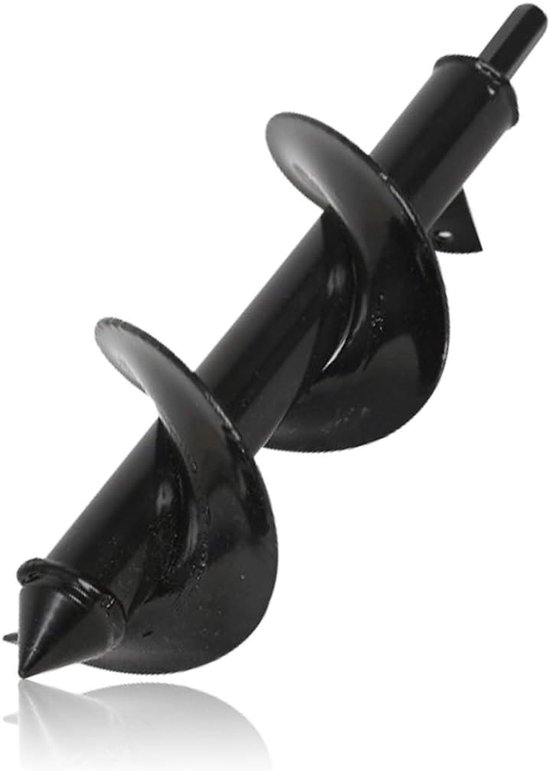 Allecto plus - Tuinboor 10x30cm voor planten - RVS graafgereedschap - bloemperken en plantgaten - zeskantaandrijving - struiken en bomen - 10x30 cm boor met spiraalvormige kop van Allecto plus