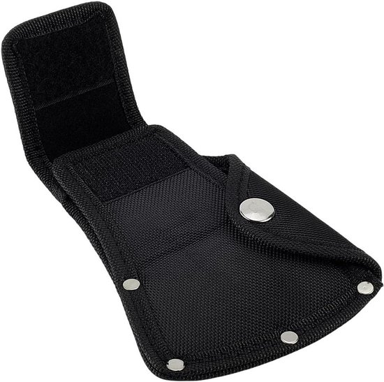 Allecto plus - Zwarte Bijl Schede Verdikte Bijlen Hoofd Dubbele Snap Camping Accessoires van Allecto